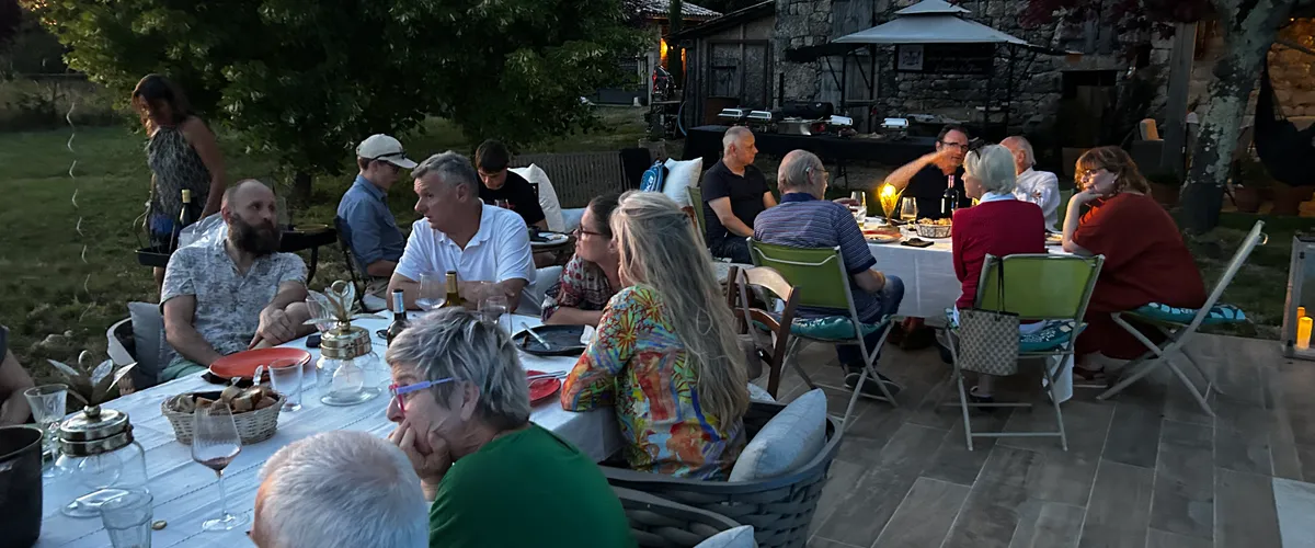 Good times!! diner prive au domaine de Puech...